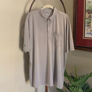 XL Gray Short Sleeve Polo